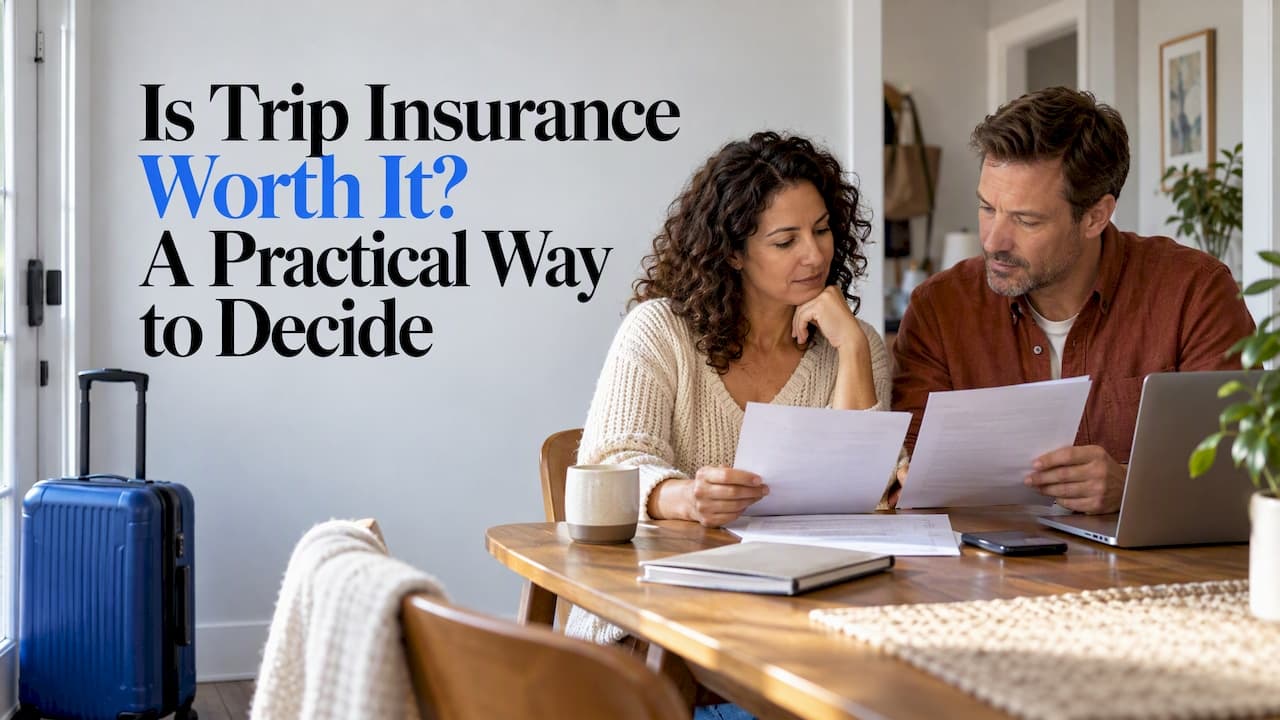 Is Trip Insurance Worth It? A Practical Way to Decide