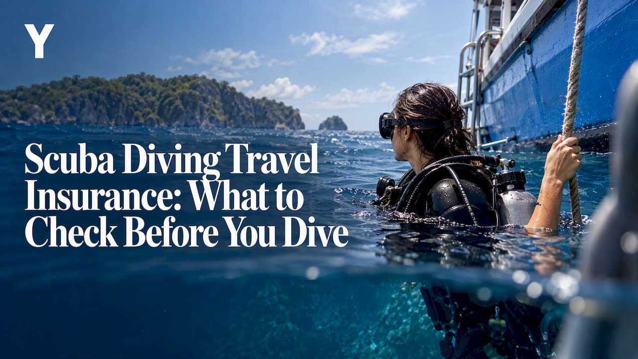Scuba Diving Travel Insurance: What to Check Before You Dive